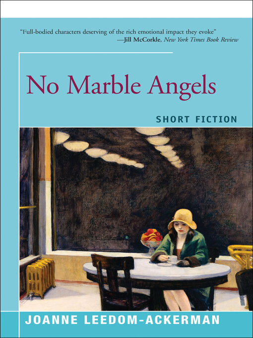 Title details for No Marble Angels by Joanne Leedom-Ackerman - Available